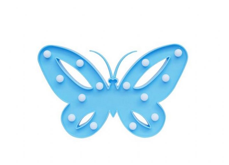 3 W Creative Butterfly Shape Yövalo Lasten Makuuhuoneen Sisustuslamppu