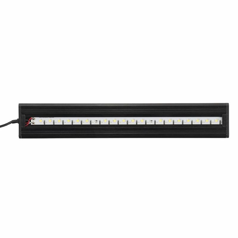 3.5 W 25 cm Säädettävä 2835 Led-akvaarioakvaario Super Ohut Kevyt Lamppu Musta