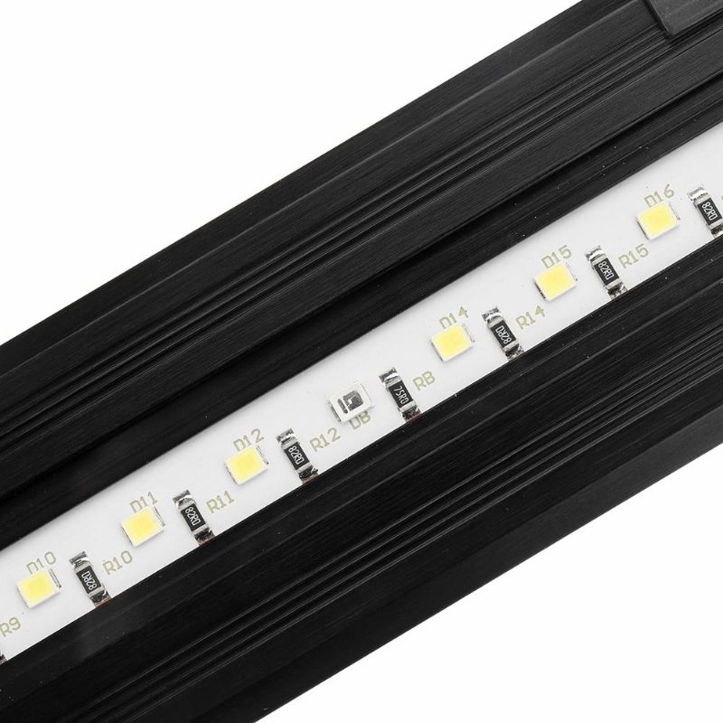 3.5 W 25 cm Säädettävä 2835 Led-akvaarioakvaario Super Ohut Kevyt Lamppu Musta