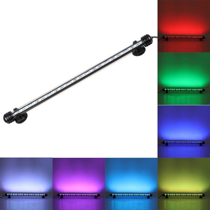 38 cm Bluetooth App Rgb Led-akvaarion Akvaariovalot Upotettavat Nauhavalaisimet