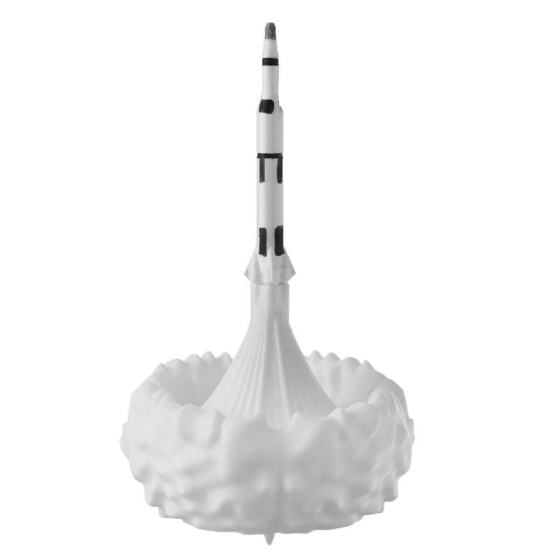 3d Print 16 Color Saturn Rocket Lamp Usb Led Kids Night Light Himmennettävä Kosketusohjain + Kaukosäädin