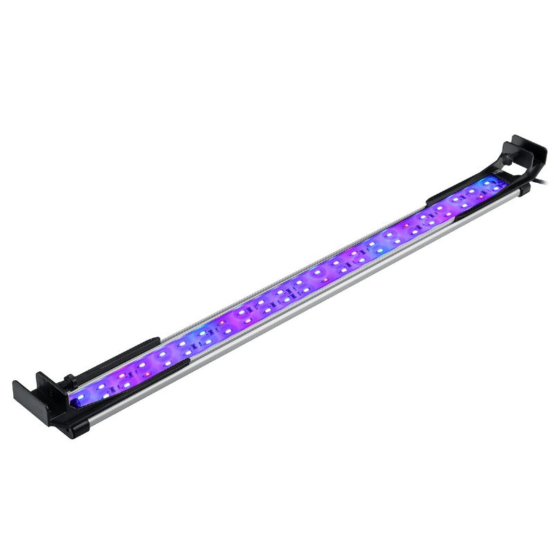 52cm Super Slim Rgb Led-akvaariovalaistus Vesikasvivalaisin Akvaariolamppu Vedenpitävä Kiinnike Lampulle Akvaariolle