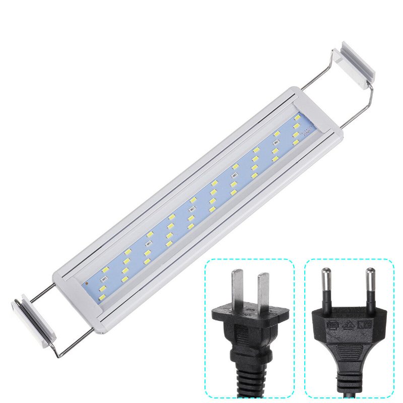 8 W Led Akvaariovalo 30 cm:n Akvaariokiinnike Clip Light Akvaariovalaistus Jatkettava Vesikasvivalo 30-40 cm Akvaariolle