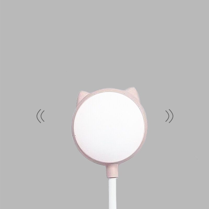 Ääniohjaus Pöytälamppu Usb Cat Night Light Kannettava Älykäs Kotiin Makuuhuoneen Sängyn Kirjan Lukemiseen Yövalolamput