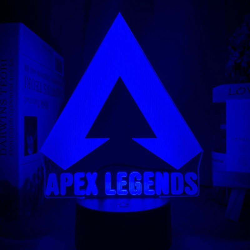 Apex Legends Logo Night Light Led Väriä Vaihtava Valo Pelihuoneen Sisustukseen Ideoita Hieno Tapahtuma Palkintopelaajat Syntymäpäivälahja Usb-lamppu