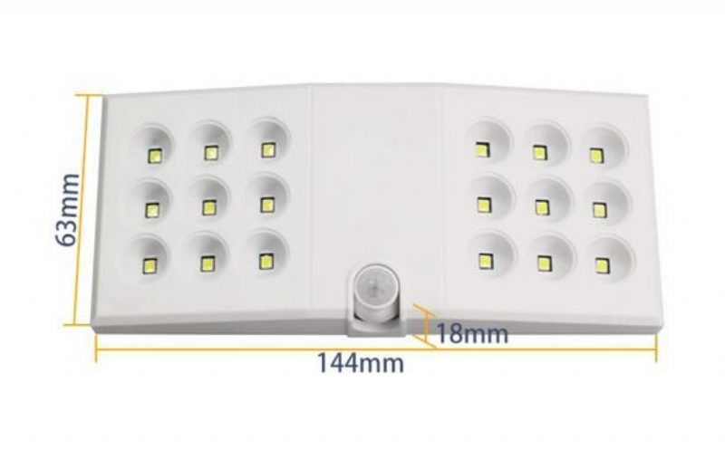 Dc3.7v 1.3w Valkoinen/lämmin Valkoinen Valo Usb-ladattava Kaappivalo