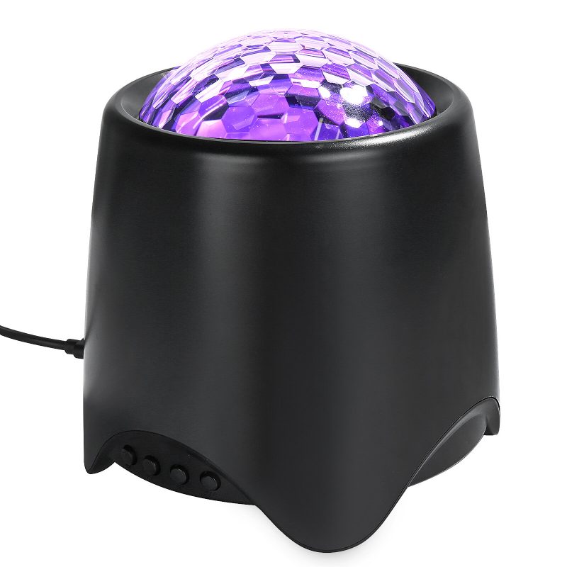 Elfeland Usb Rgb Led Galaxy Projector Light Starry Sky Ocean Music Yövalo Kaukosäätimellä