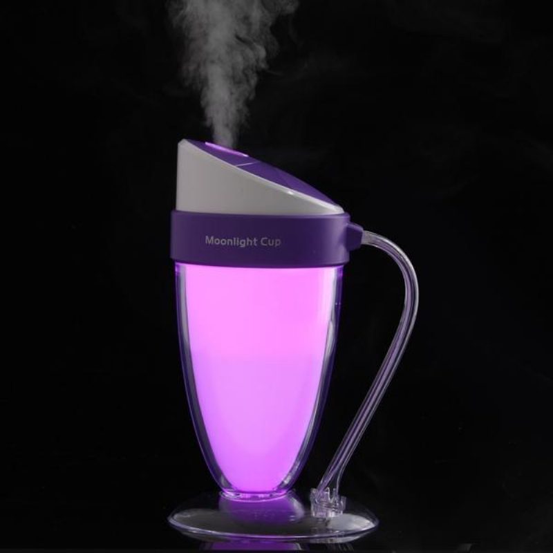 Kannettava Usb Mini Moonlight Cup Ilmankostutin Air Light Face Diffuser Fresher Mist Maker