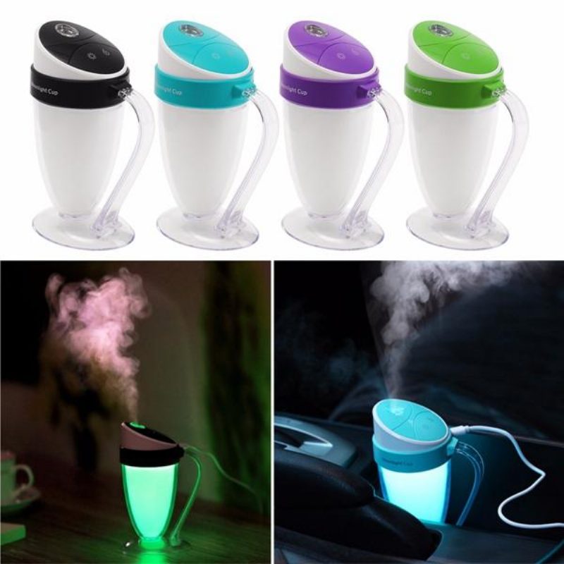 Kannettava Usb Mini Moonlight Cup Ilmankostutin Air Light Face Diffuser Fresher Mist Maker