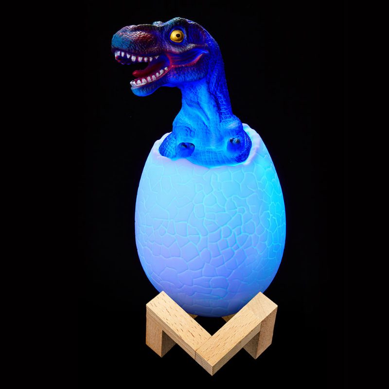 Kl-02 Koristeellinen 3d Tyrannosaurus Egg Älykäs Yövalo 16 Väriä Kaukosäädin Kosketuskytkin Led Joululahjaksi