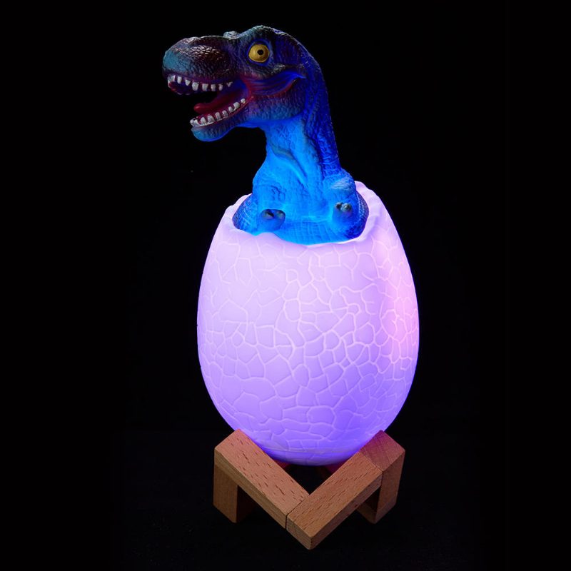 Kl-02 Koristeellinen 3d Tyrannosaurus Egg Älykäs Yövalo 16 Väriä Kaukosäädin Kosketuskytkin Led Joululahjaksi