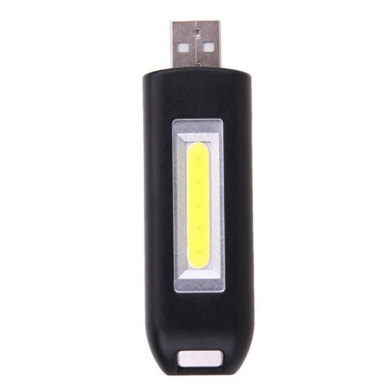 Mini 0.5 W Usb Ladattava Cob Led-avainnippu Taskulamppu