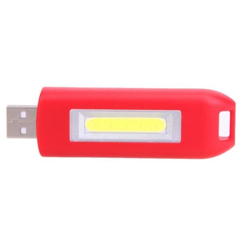 Mini 0.5 W Usb Ladattava Cob Led-avainnippu Taskulamppu