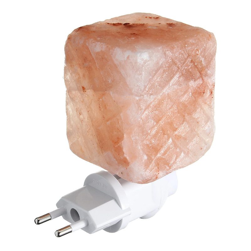 Natural Crystal Himalayan Glow Käsin Veistetty Salt Yölamppu Ac110-240v