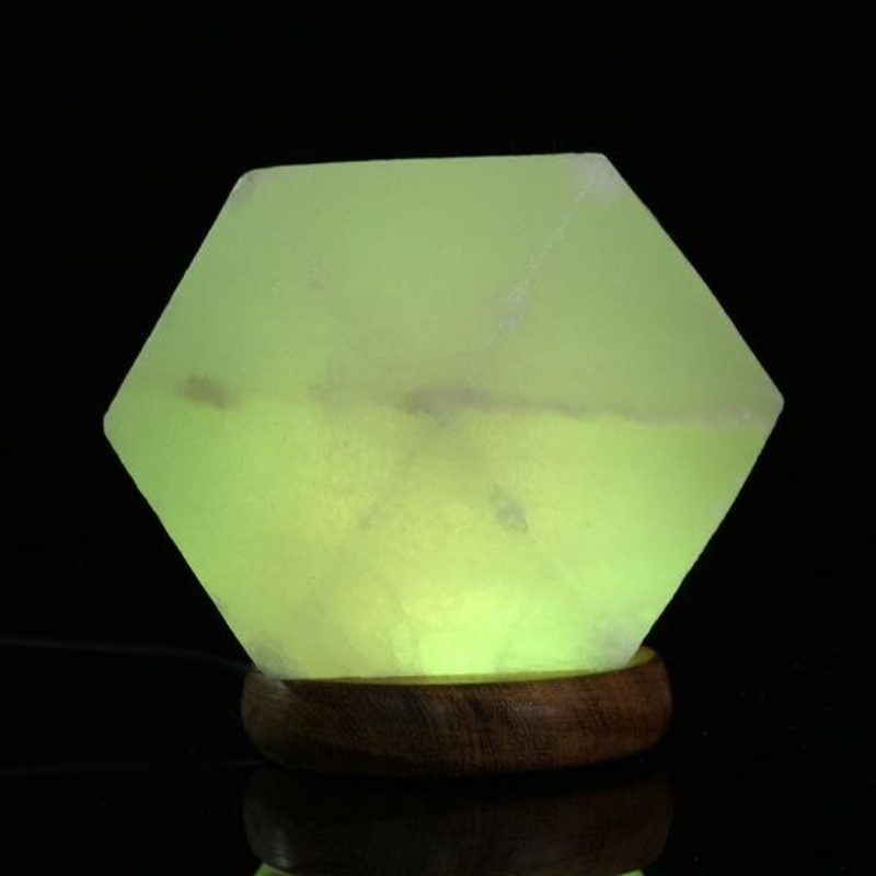 Natural Crystal Rock Usb-suolalamppu Värikäs Led-yövalosisustus