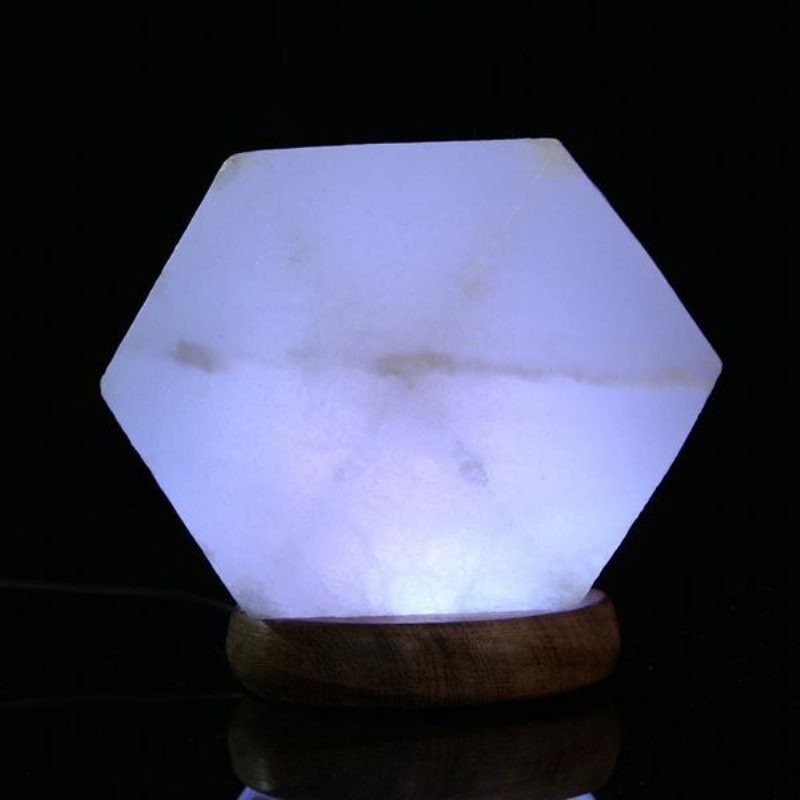 Natural Crystal Rock Usb-suolalamppu Värikäs Led-yövalosisustus