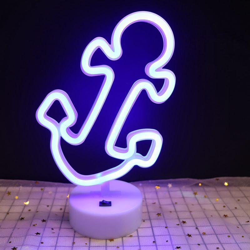 Päivitä Neon Night Light Rabbit Vibrato Anchor Bigmouth Bird Creative Spot