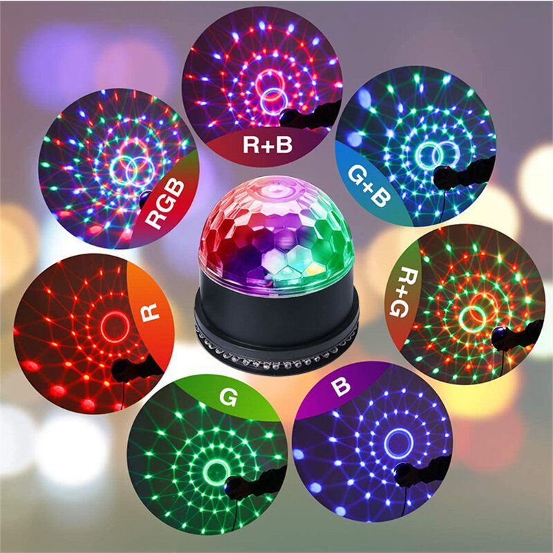 Solmore Dome Crystal Magic Ball Bluetooth -kaukosäädinlavavalo