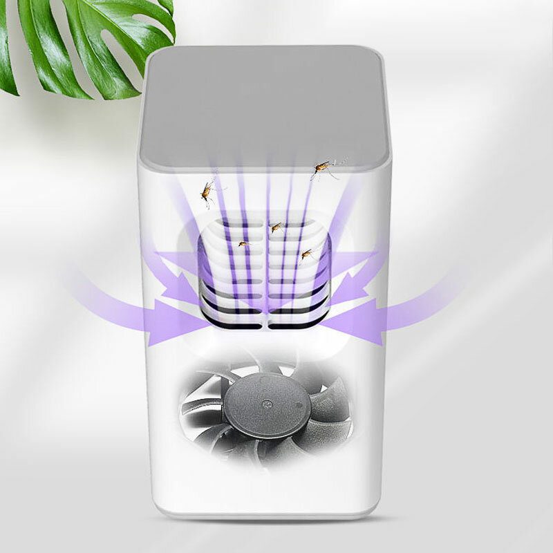 Usb Sähköinen Mosquito Killer Led Night Light Trap Lamp Fly Bug Pest Zapper Kotiin Sisäreitin