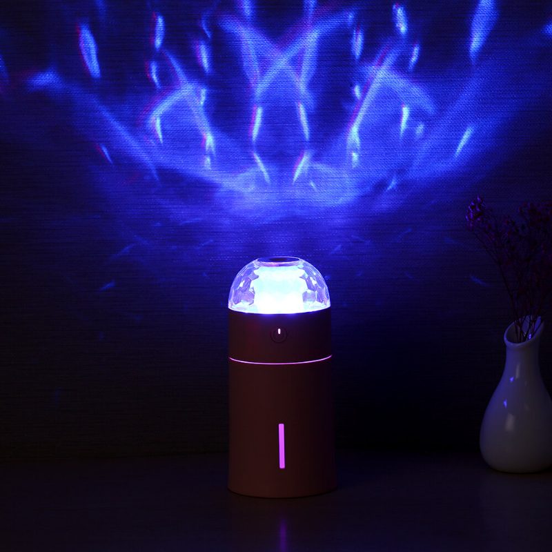 Uusi Magic Cup Ultraäänikostutin Värikkäillä Led-valoilla Kotiautotoimistoon Mini Aroma Diffuser -puhdistin Automaattinen Virrankatkaisu