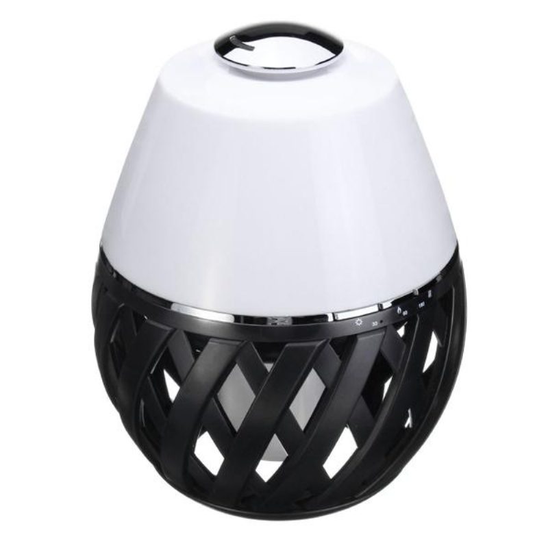 Värikäs Led-taskulamppu Flame Flicker Night Light Kostutin Aroma Oil Diffusori Ilmanpuhdistin