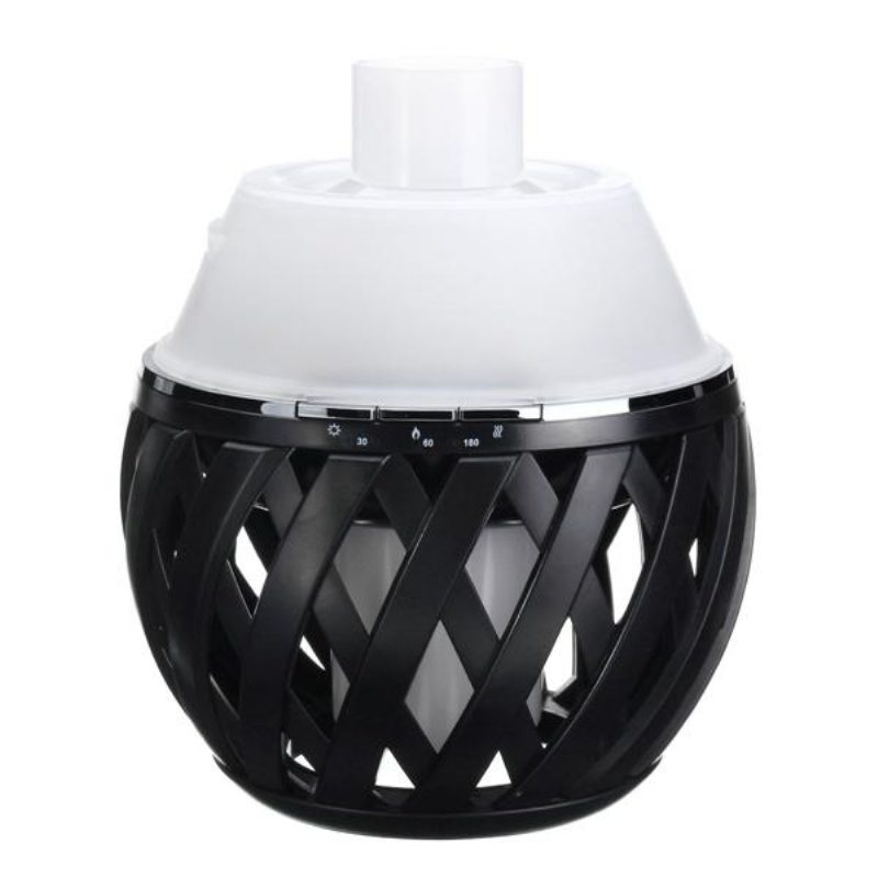 Värikäs Led-taskulamppu Flame Flicker Night Light Kostutin Aroma Oil Diffusori Ilmanpuhdistin