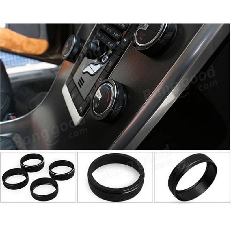 1kpl Auto Alu Koristekuoret Stereo A/c Nupin Ympyrärengas Volvo S60 V60 Xc60 S60l S80 V40