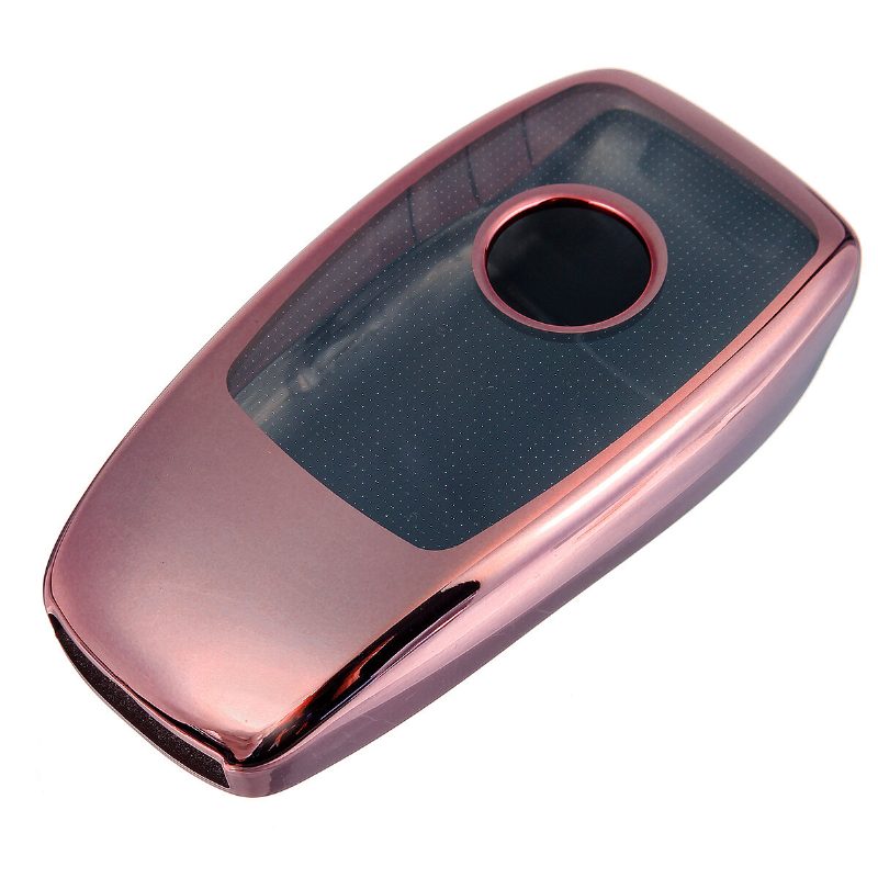 2 In 1 Tpu-kaukosäätimen Smart Key Case Fob -suojus Painikekalvolla Benz E/s Class E300 E400 S63 S65