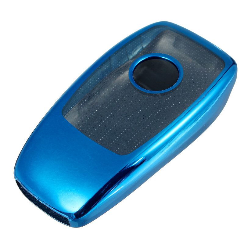 2 In 1 Tpu-kaukosäätimen Smart Key Case Fob -suojus Painikekalvolla Benz E/s Class E300 E400 S63 S65