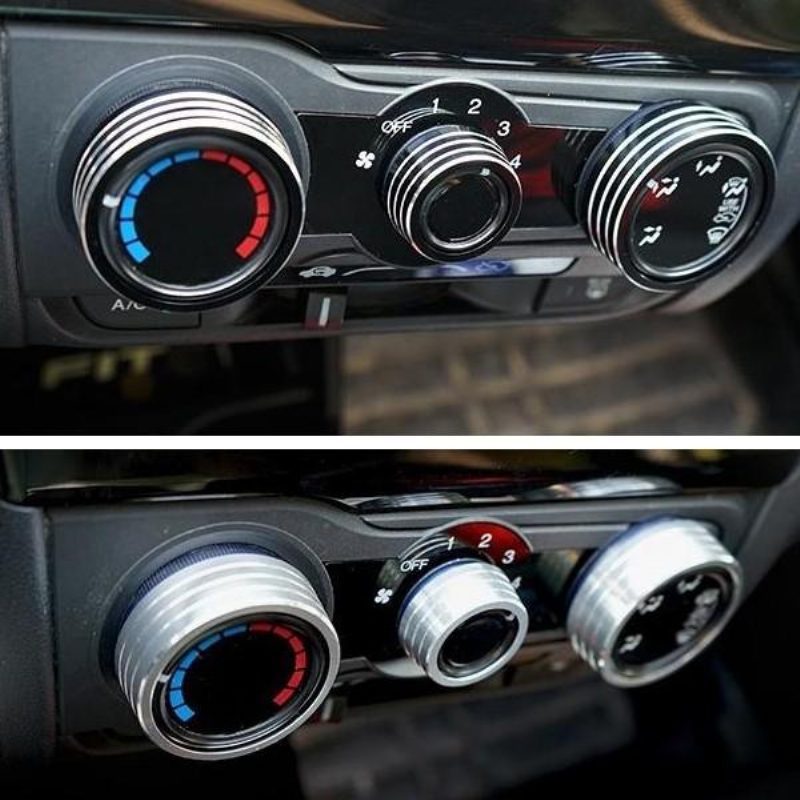 3kpl/sarja Autot Alu Decoration Stereo Ilmastoinnin Nupin Rengas Honda New City Vezel Fit Xrv:lle