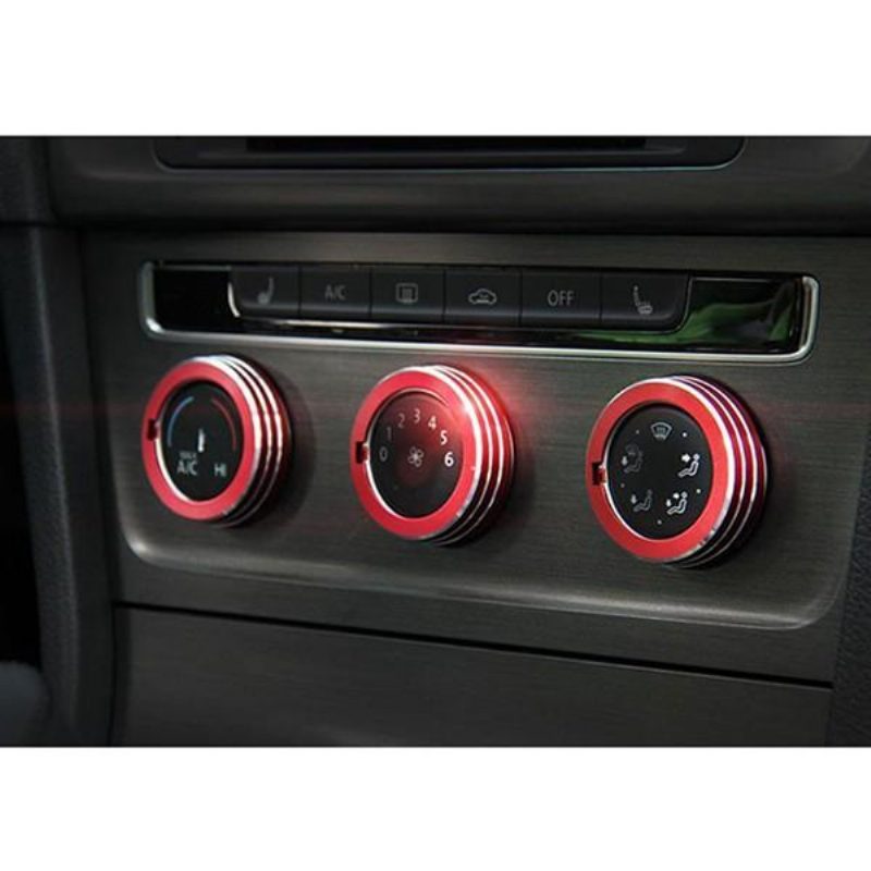 3kpl/sarja Autot Alu Decoration Stereo Nupin Rengas Ilmastoinnin Golf 7