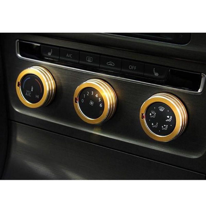 3kpl/sarja Autot Alu Decoration Stereo Nupin Rengas Ilmastoinnin Golf 7