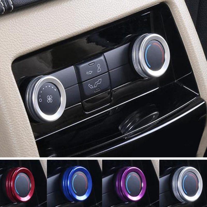 4kpl/sarja Autot Alu Decoration Stereo Nupin Rengas Ilmastoinnin Ympyrä For Ford Edge