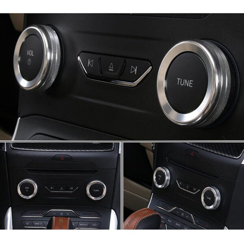 4kpl/sarja Autot Alu Decoration Stereo Nupin Rengas Ilmastoinnin Ympyrä For Ford Edge