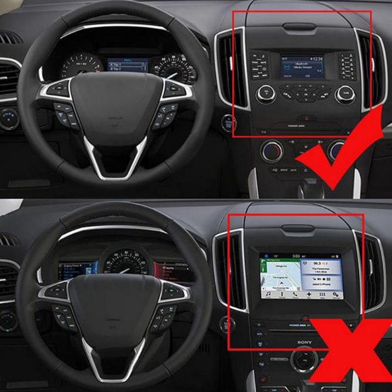 4kpl/sarja Autot Alu Decoration Stereo Nupin Rengas Ilmastoinnin Ympyrä For Ford Edge