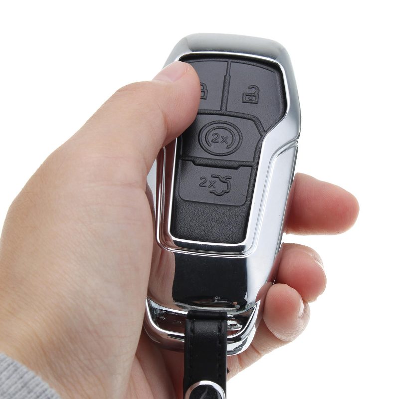 Alloy Smart Remote Key Shell Pu -nahkakotelo Ford Lincoln 4/5 Buttonille