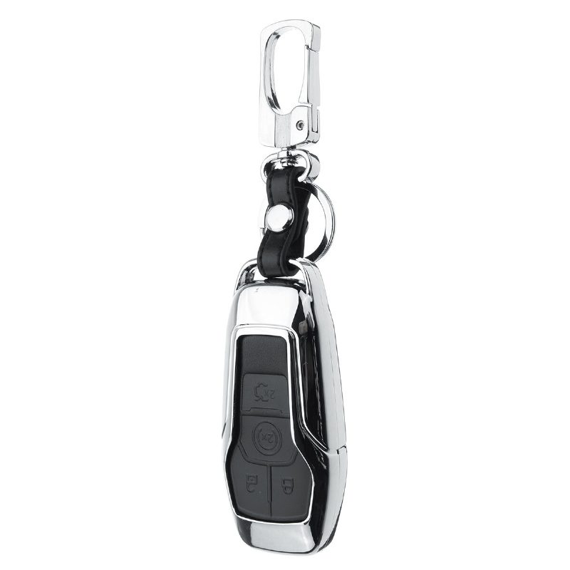 Alloy Smart Remote Key Shell Pu -nahkakotelo Ford Lincoln 4/5 Buttonille