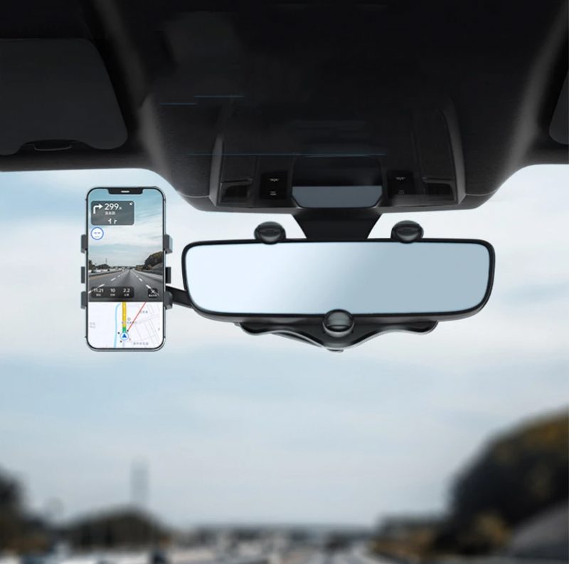 Auton Taustapeili Matkapuhelimen Pidike Matkatallennin Erillinen Autoteline Kiinteä Clip Navigation Teline