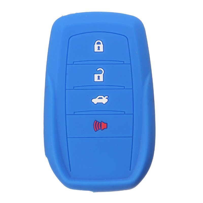 Silikonisuoja Highlander Crown Smart Remote Key Case Bk Fit Toyota Fortuner Rav4