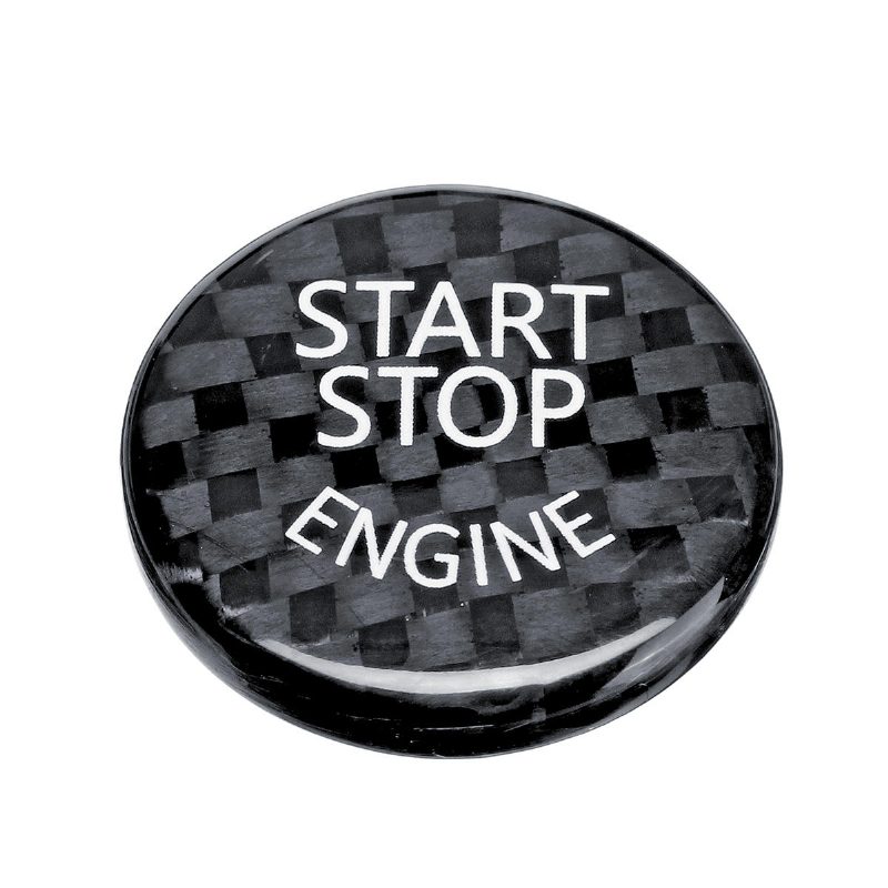 Start Stop Moottorin Painike Auton Kytkin Hiilenmusta Kansi Bmw F/g Classis F01 F02 F10 G37