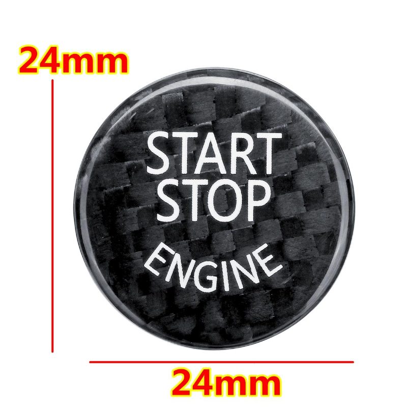 Start Stop Moottorin Painike Auton Kytkin Hiilenmusta Kansi Bmw F/g Classis F01 F02 F10 G37