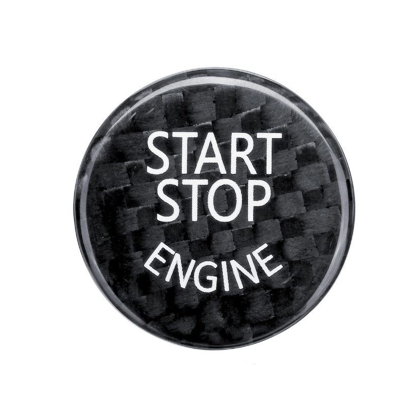 Start Stop Moottorin Painike Auton Kytkin Hiilenmusta Kansi Bmw F/g Classis F01 F02 F10 G37