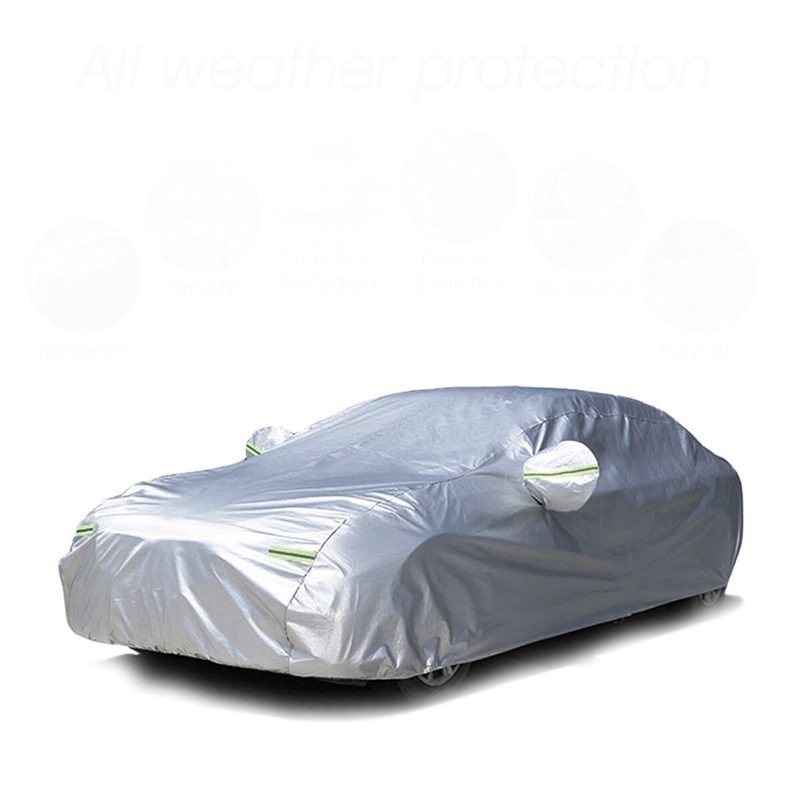 Universaali Täysi Car Cover Cotton Vedenpitävä Hengittävä Sade Lumi Suoja