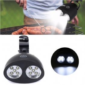 10 Led Bbq Grill -grillianturivalo Ulkona Vedenpitävä Kahvaan Kiinnitettävä Pidike Camp Lamp Dc 4.5 V