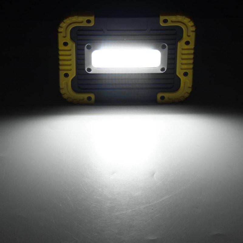 20led 10w 750lm Cob Led-työvalo Usb-ladattava Kahva Taskulamppu Ulkoretkeilylyhty