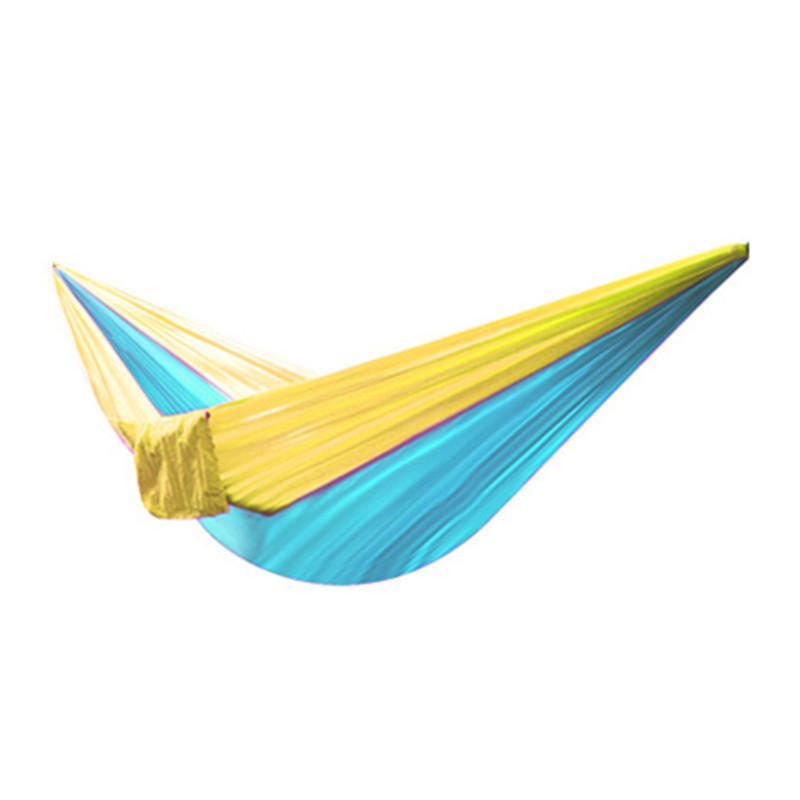 230x90cm 210t Nylon Hammock Camping Swing Kannettava Laskuvarjo Aikuisille Ulkona Riippumatto