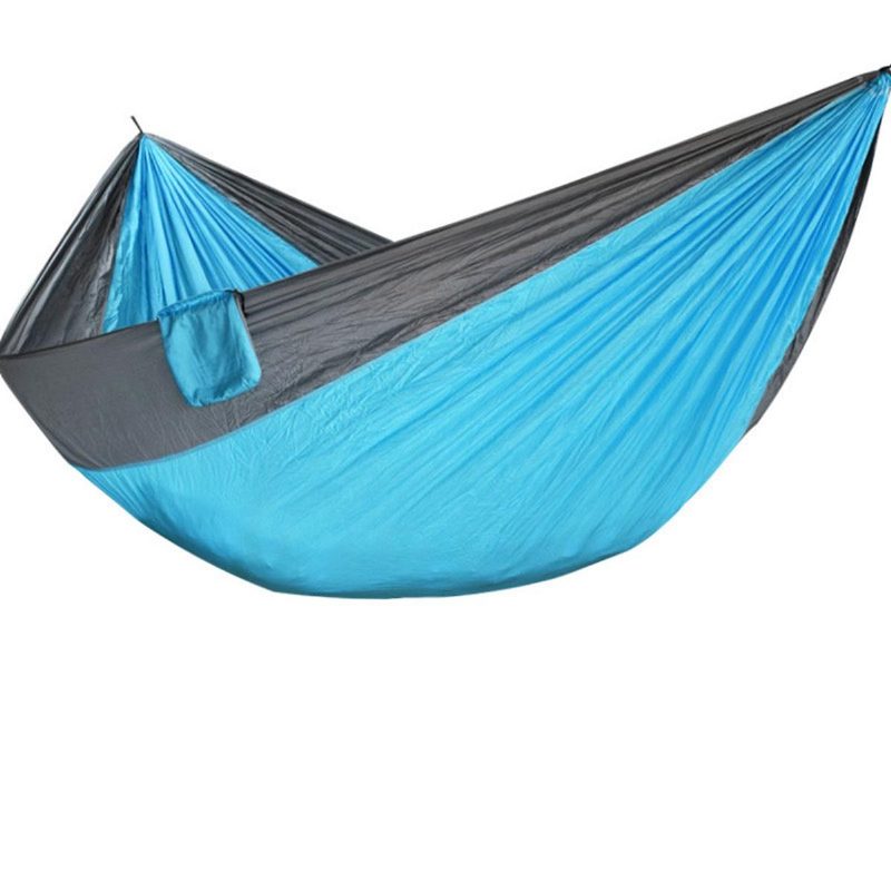 230x90cm 210t Nylon Hammock Camping Swing Kannettava Laskuvarjo Aikuisille Ulkona Riippumatto