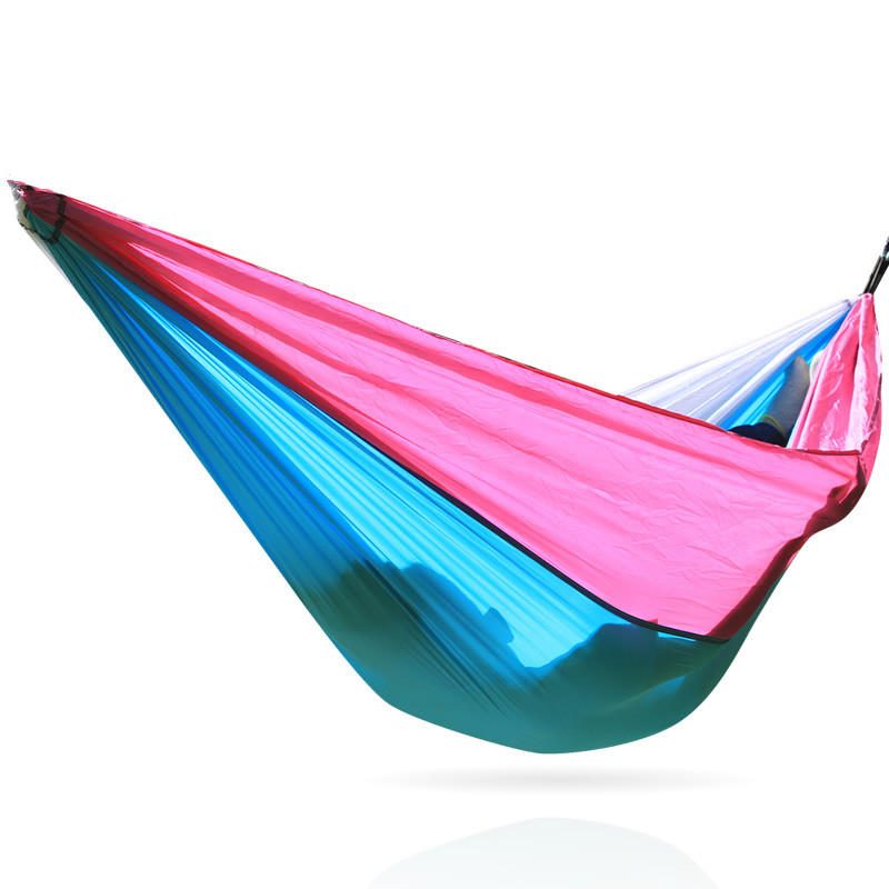 230x90cm 210t Nylon Hammock Camping Swing Kannettava Laskuvarjo Aikuisille Ulkona Riippumatto