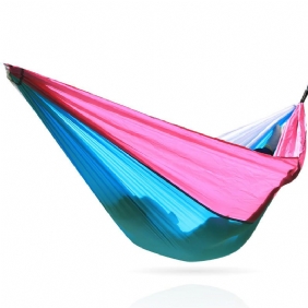 230x90cm 210t Nylon Hammock Camping Swing Kannettava Laskuvarjo Aikuisille Ulkona Riippumatto