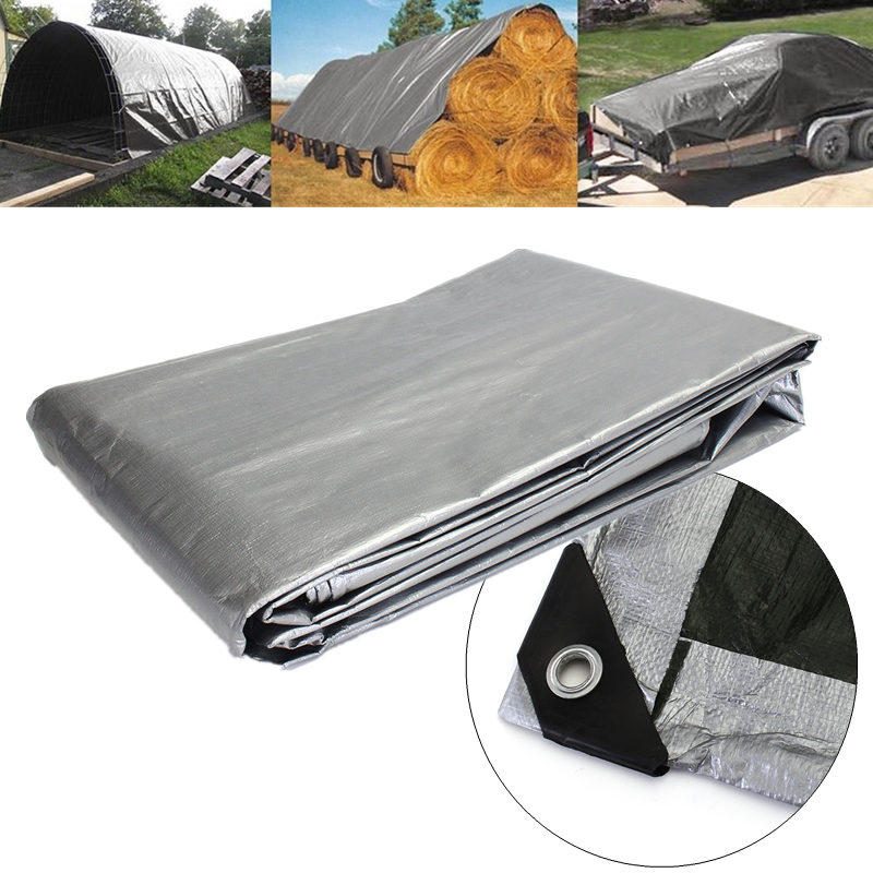 287.4 X 354.3 Tuumaa Heavy Duty Poly Tarps Pe-peite Camping Cover Uv-vesimätä Hylkivä Teltta Aurinkovarjo